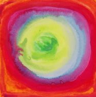 Abstract vector watercolor backgrounds on paper