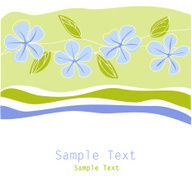 Floral Greeting Card N57