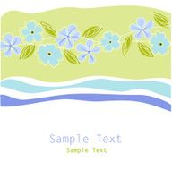 Floral Greeting Card N58