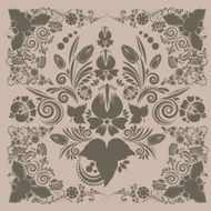 Seamless Pattern with floral ornament N99