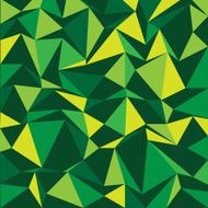polygon background green