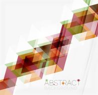 Abstract geometric background Modern overlapping triangles N449