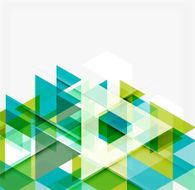 Abstract geometric background Modern overlapping triangles N451