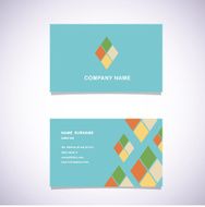 Business name card design template