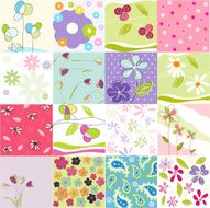 Floral seamless patterns N4