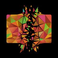 Exploding Polygonal Card
