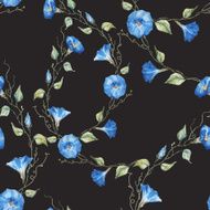 Gentle watercolor floral pattern N2
