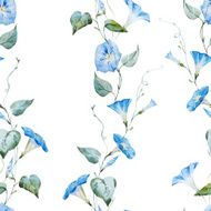 Gentle watercolor floral pattern N3