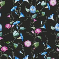 Gentle watercolor floral pattern N4