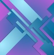 Blue purple geometric shapes background