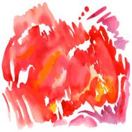 Abstract red watercolor background