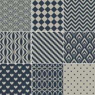 seamless paper textured retro pattern N8