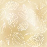 Beach Seashell Repeating Texture
