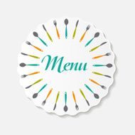 Restaurant Menu Background Template Vector Illustration N5