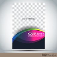Vector brochure flyer cover design template N4