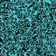 Abstract fractal blue marbleized psychedelic plasma N3