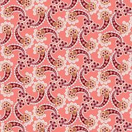 Abstract floral oriental seamless pattern