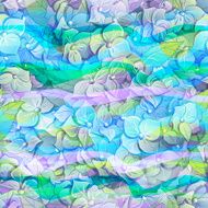 Seamless floral background Vector illustration