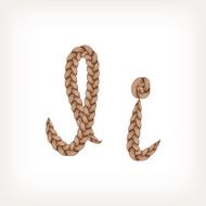 Braids hair font N5