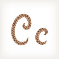 Braids hair font N7