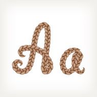 Braids hair font N8