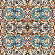 geometry vintage floral seamless pattern ethnic style you can N4