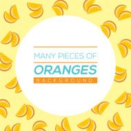 Many Pieces Of Oranges