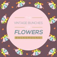 Vintage flowers background N5