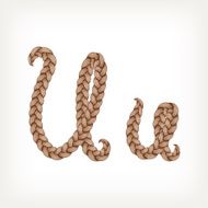 Braids hair font N11