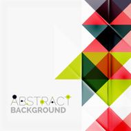 Abstract geometric background Modern overlapping triangles N457