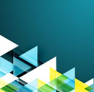 Abstract geometric background Modern overlapping triangles N459
