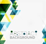 Abstract geometric background Modern overlapping triangles N460