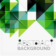 Abstract geometric background Modern overlapping triangles N461
