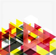 Abstract geometric background Modern overlapping triangles N462
