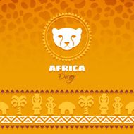 African Tribal Ethnic Art Background N4