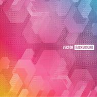 Vector Abstract geometric shape from gray cubes N47