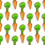 seamless cute carrots N2