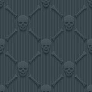 Dark seamless vector background with 3D effect N54