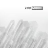Vector Abstract geometric shape from gray cubes N49