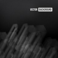 Vector Abstract geometric shape from gray cubes N50