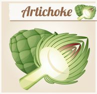 Artichoke Detailed Vector Icon