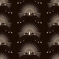seamless pattern monochrome ornament N6