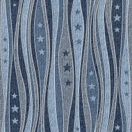 Abstract paneling pattern - Stars seamless blue jeans