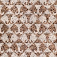 Abstract paneling pattern - seamless background hipster symbol