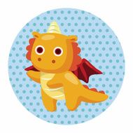 dragon theme elements vector eps N37