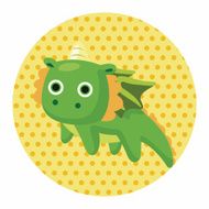 dragon theme elements vector eps N38