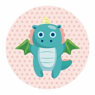 dragon theme elements vector eps N43