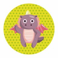 dragon theme elements vector eps N44