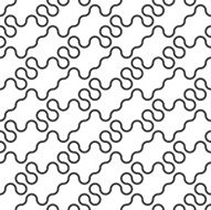 Seamless Vintage Geometric Pattern N17