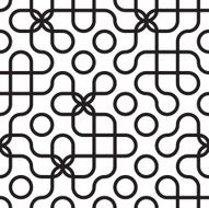 Seamless Vintage Geometric Pattern N26
